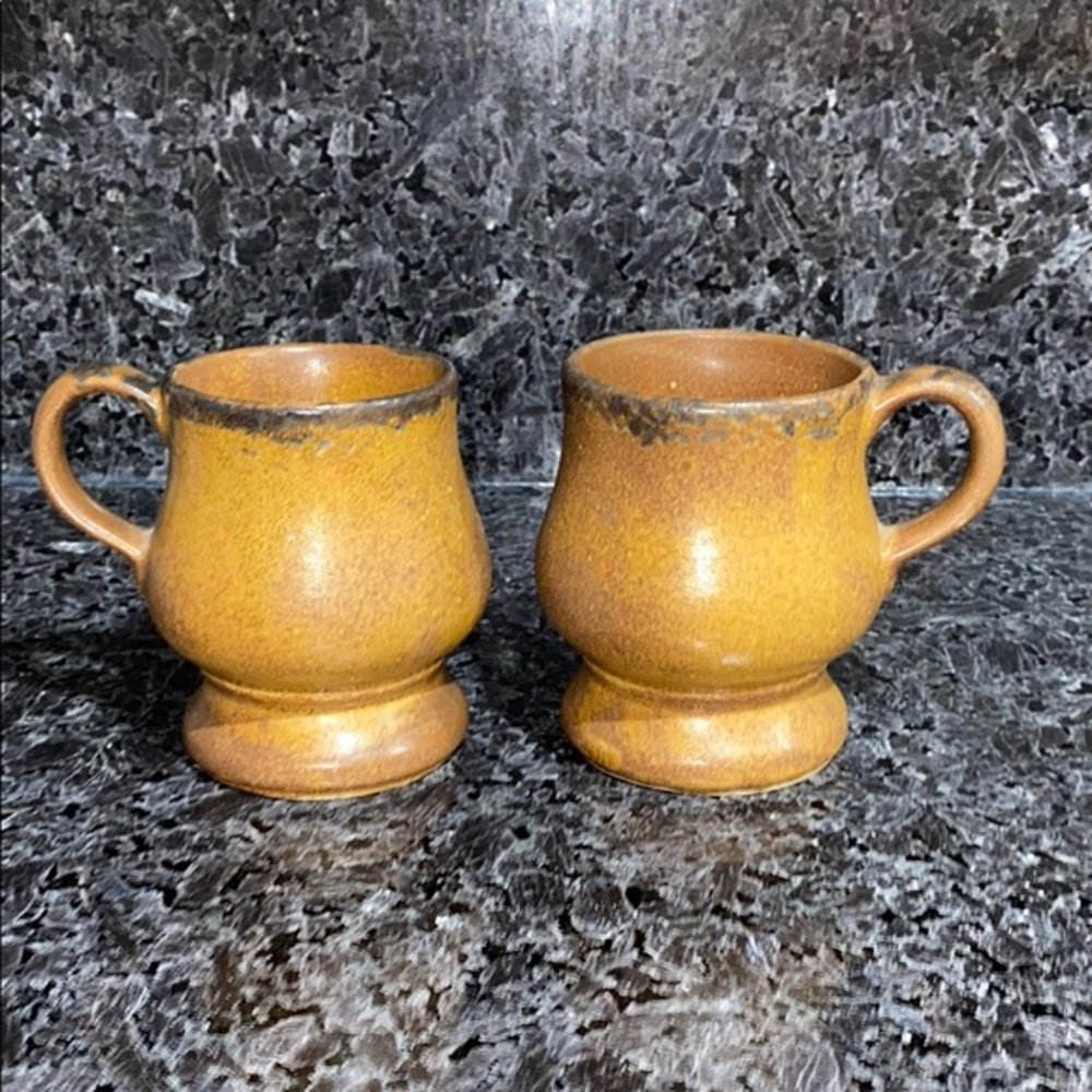 Pottery Pedestal Footed Coffee‎ Mug 7112 McCoy